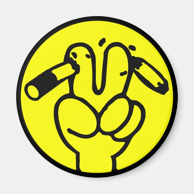 Funny Anti-Raucher ⚠ thailändisches ⚠ Magnet (Vorne)