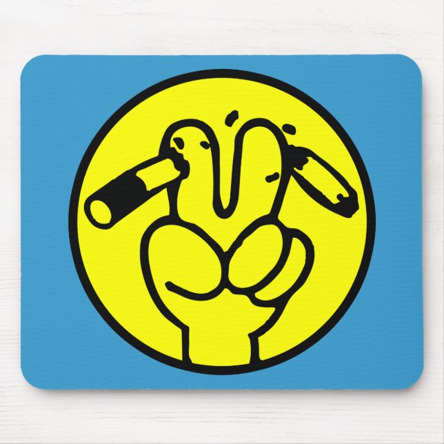 Funny Anti-Raucher ⚠ thailändisches ⚠ Mousepad (Vorne)