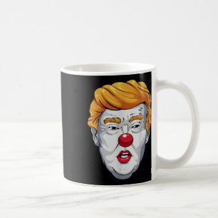 Funny Anti Trump Clown 2024 Wahlen Halloween Kaffeetasse
