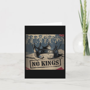Funny Anti Trump, No Kings, Anti-Faschismus, Polit Karte