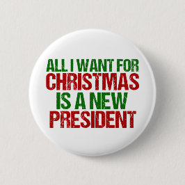 Funny Anti Trump Politische Weihnachten Button