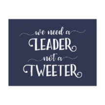 Funny Anti-Trump Politischer Führer nicht twittere