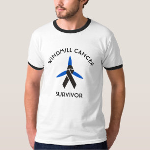 Funny Anti Trump Spaß, Windmill Cancer Survivor T-Shirt