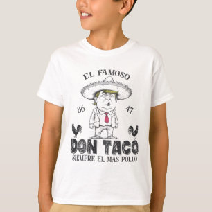 Funny Anti Trump Taco Don Taco nicht so subtil höf T-Shirt