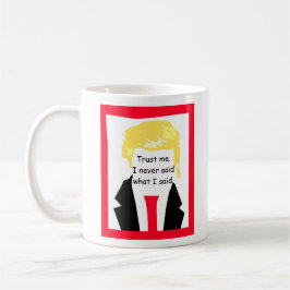 Funny Anti Trump wählt Souvenir Collvable Kaffeetasse