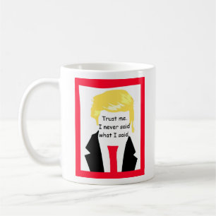Funny Anti Trump wählt Souvenirs Sammler Kaffeetasse
