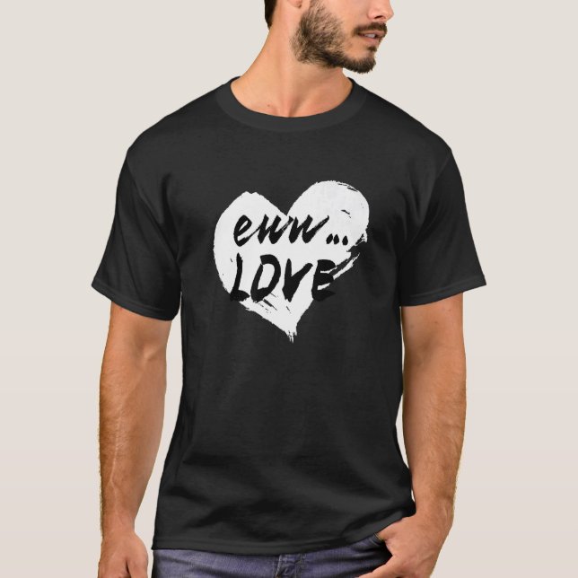 Funny Anti Valentines Day Heart Love For Single Pr T-Shirt (Vorderseite)