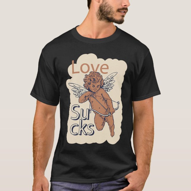 Funny Anti Valentine's Day  Men Women Valentine's T-Shirt (Vorderseite)