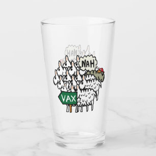 Funny Anti Vax Sheep Glas