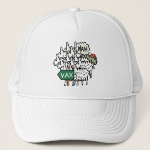 Funny Anti Vax Sheep Truckerkappe