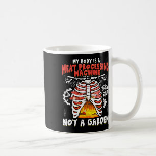 Funny Anti Vegan Meater Funny Meat Lover Grillen C Kaffeetasse