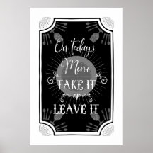 Funny Antique Kitchen Zeichen