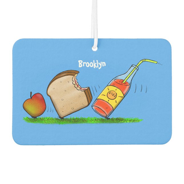 Funny ants Cartoon Autolufterfrischer (Vorderseite)