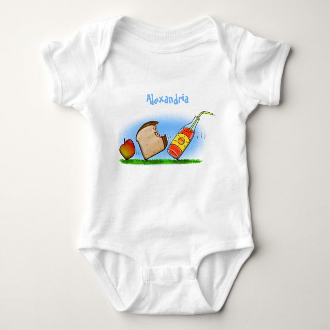 Funny ants Cartoon Baby Strampler (Vorderseite)