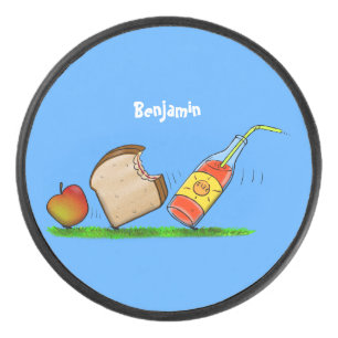 Funny ants Cartoon Eishockey Puck