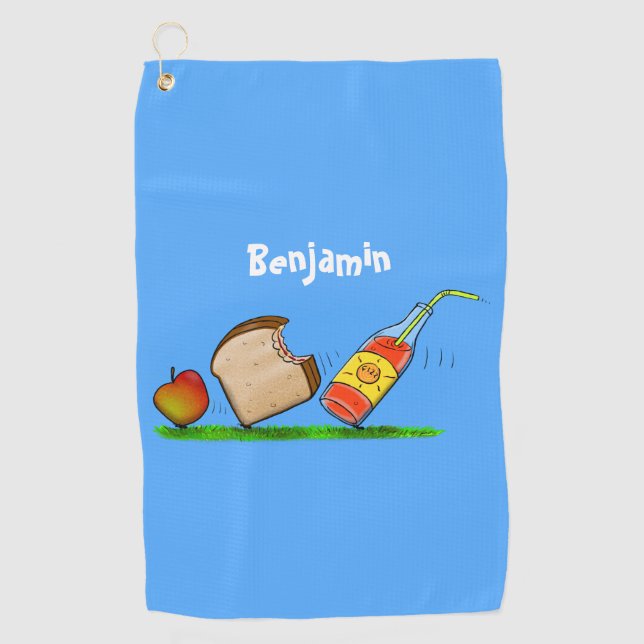 Funny ants Cartoon Golfhandtuch (Vorderseite)