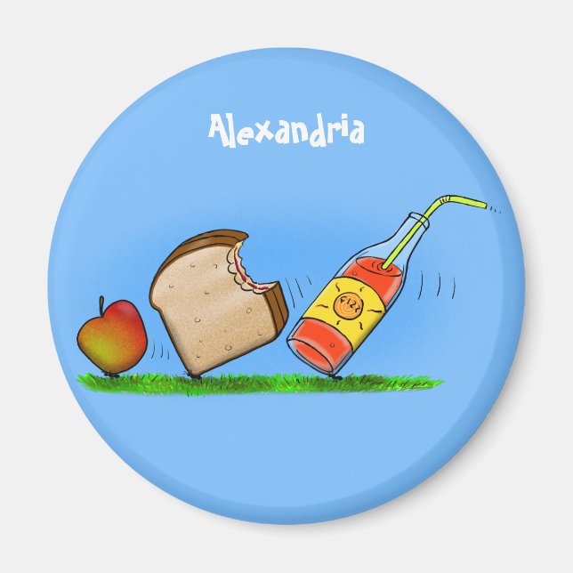 Funny ants Cartoon Magnet (Vorne)