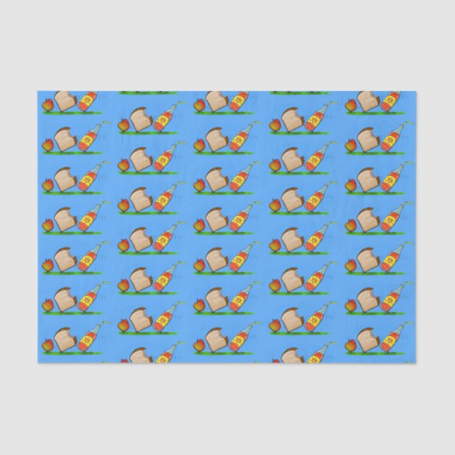 Funny ants Cartoon Seidenpapier (Vorderseite)