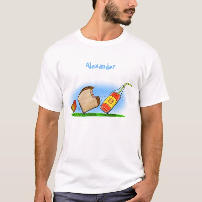 Funny ants Cartoon T-Shirt (Vorderseite)