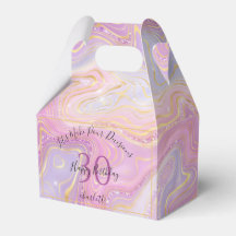 Funny any Age Pink Gold Glitzer Agate Geode