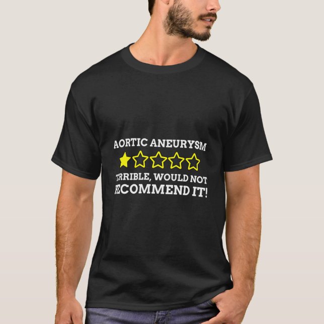 Funny Aortic Aneurysma T-Shirt (Vorderseite)