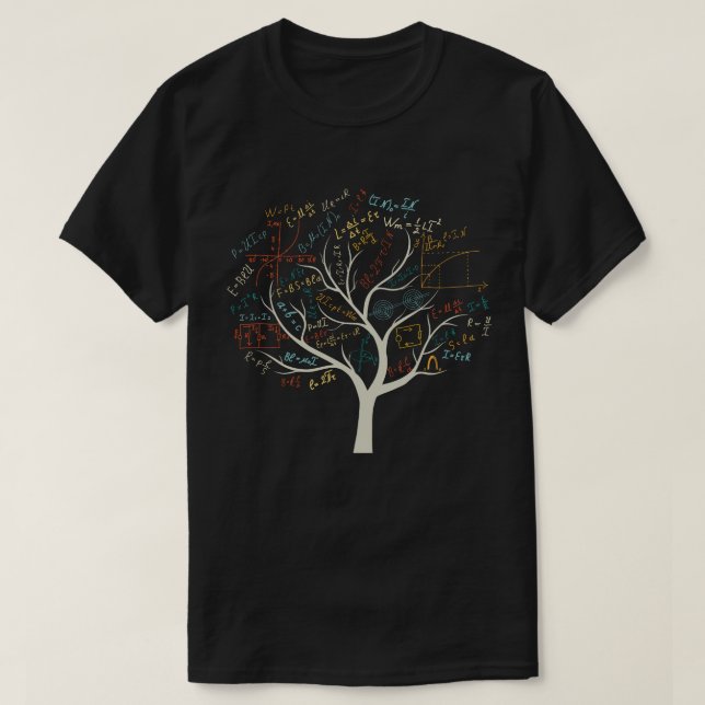 Funny AP Calculus Algebra Tree Math Lehrer T-Shirt (Design vorne)