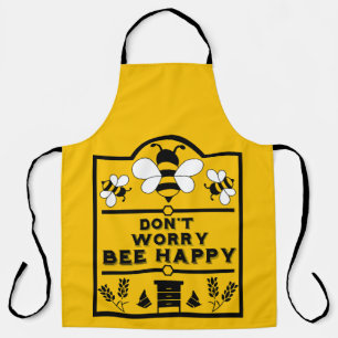 Funny Apiary Honey Bauer Schürze