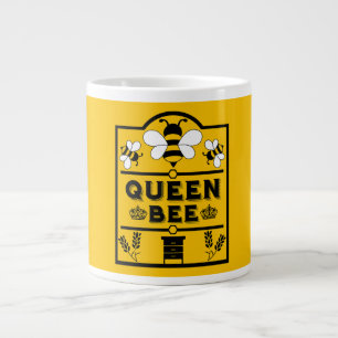 Funny Apiary Honey Queen Bee Jumbo-Tasse