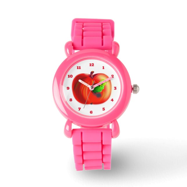 Funny Apple Kid's Watches Armbanduhr (Vorderseite)