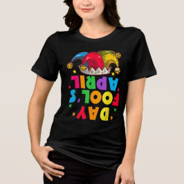 Funny April Fool's Day Pranks Kit 1st April Jokes Tri-Blend Shirt