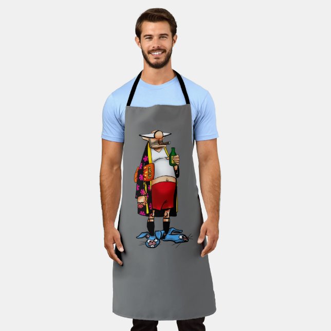 Funny Apron Geschenk für ihn Schürze (Getragen)