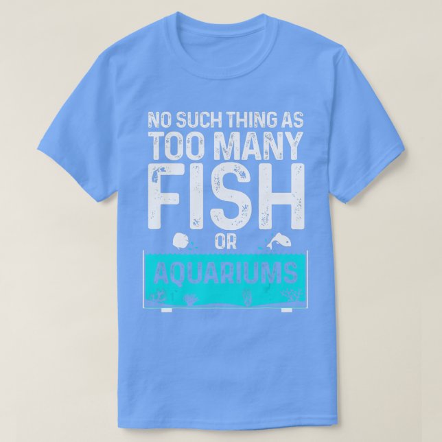 Funny Aquarium Design für Männer Frauen Fischerei  T-Shirt (Design vorne)