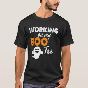 Funny arbeitet an meinem Boote Halloween Hintern G T-Shirt