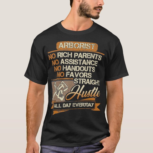 Funny Arborist für Männer Vater Brother Uncle Papa T-Shirt (Vorderseite)