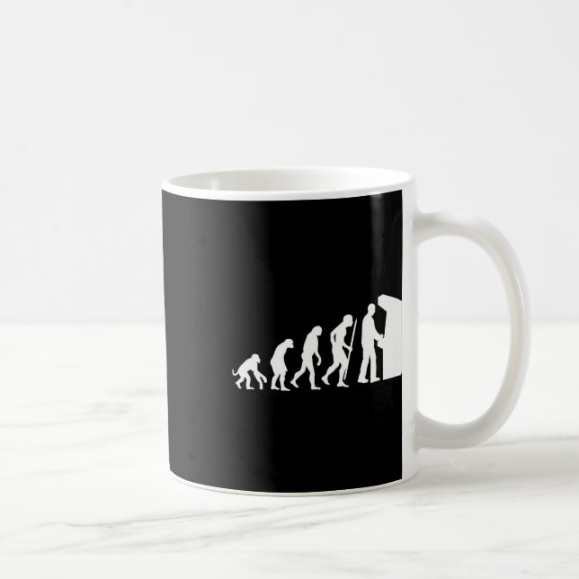 Funny Arcade Evolution Arcade Alte Schule Videospi Kaffeetasse (Rechts)
