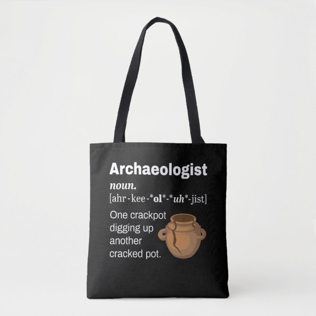 Funny Archäologe Definition Cracked Pot (Vorderseite)