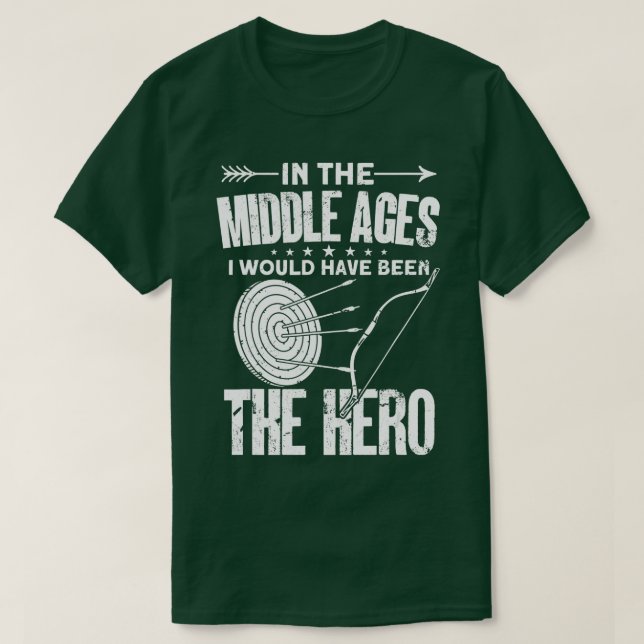 Funny Archer Bow Archery 1 T-Shirt (Design vorne)