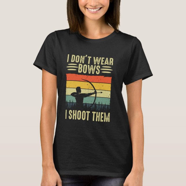 Funny Archery Art Collection T-Shirt (Vorderseite)