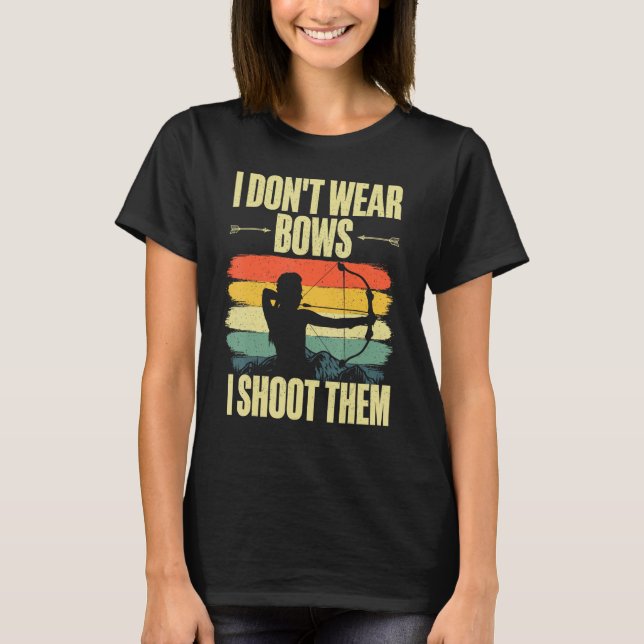 Funny Archery Art Collection T-Shirt (Vorderseite)
