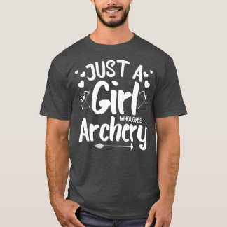 Funny Archery Design for Girls Women Archer Bowhun T-Shirt
