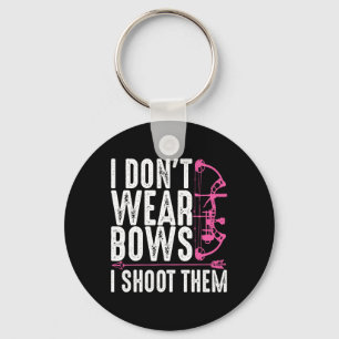 Funny Archery Geschenk für Frauen Jagd Bogenschütz Schlüsselanhänger