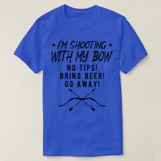 Funny Archery Hunting Bow Arrow T-Shirt (Design vorne)