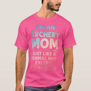 Funny Archery Mama Kunst, Dichtung und Musik T-Shirt