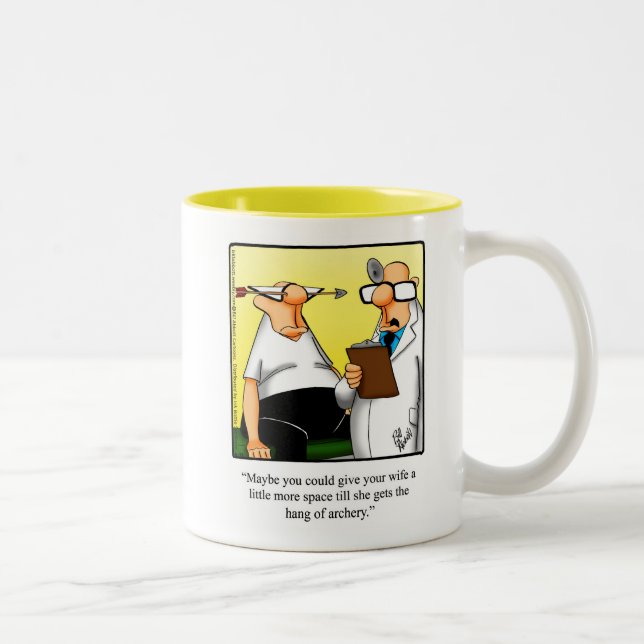 Funny Archery Spaß Tasse Geschenk (Rechts)