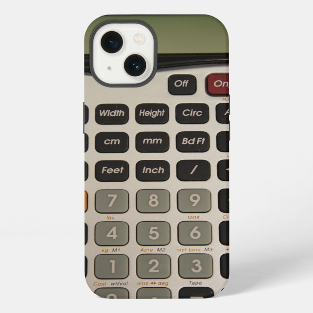 Funny Architectural Calculator iPhone Hülle (Rückseite)