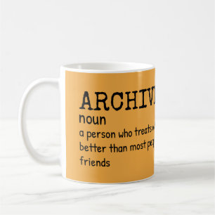 Funny Archivist Gift - Job Definition Kaffeetasse