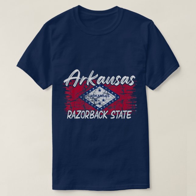 Funny Arkansas Razorback Staat T-Shirt (Design vorne)