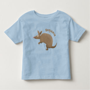 Funny armadillo Happy Cartoon Illustration Kleinkind T-shirt