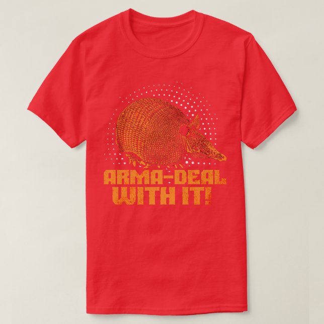 Funny Armadillo T-Shirt (Design vorne)