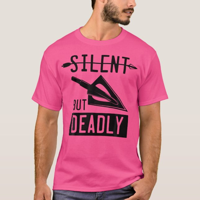 Funny Arrowhead Archery still, aber tödlich T-Shirt (Vorderseite)